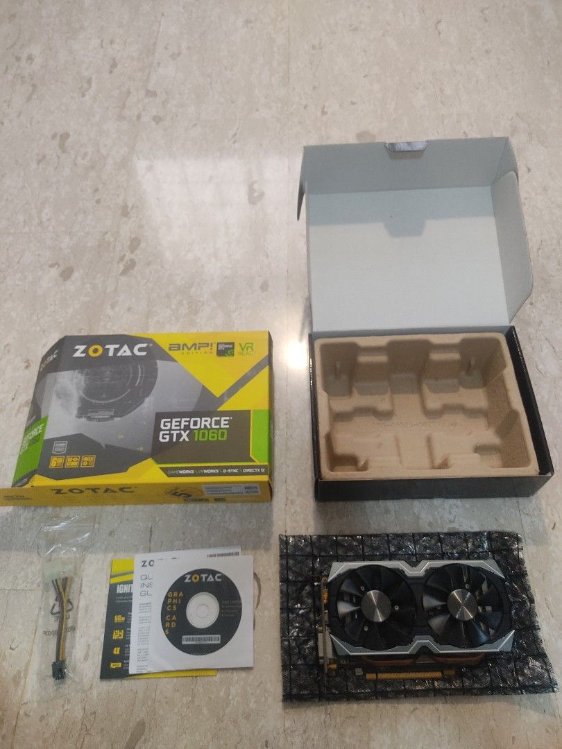 Zotac geforce gtx 1060 hotsell amp edition 6gb gddr5x