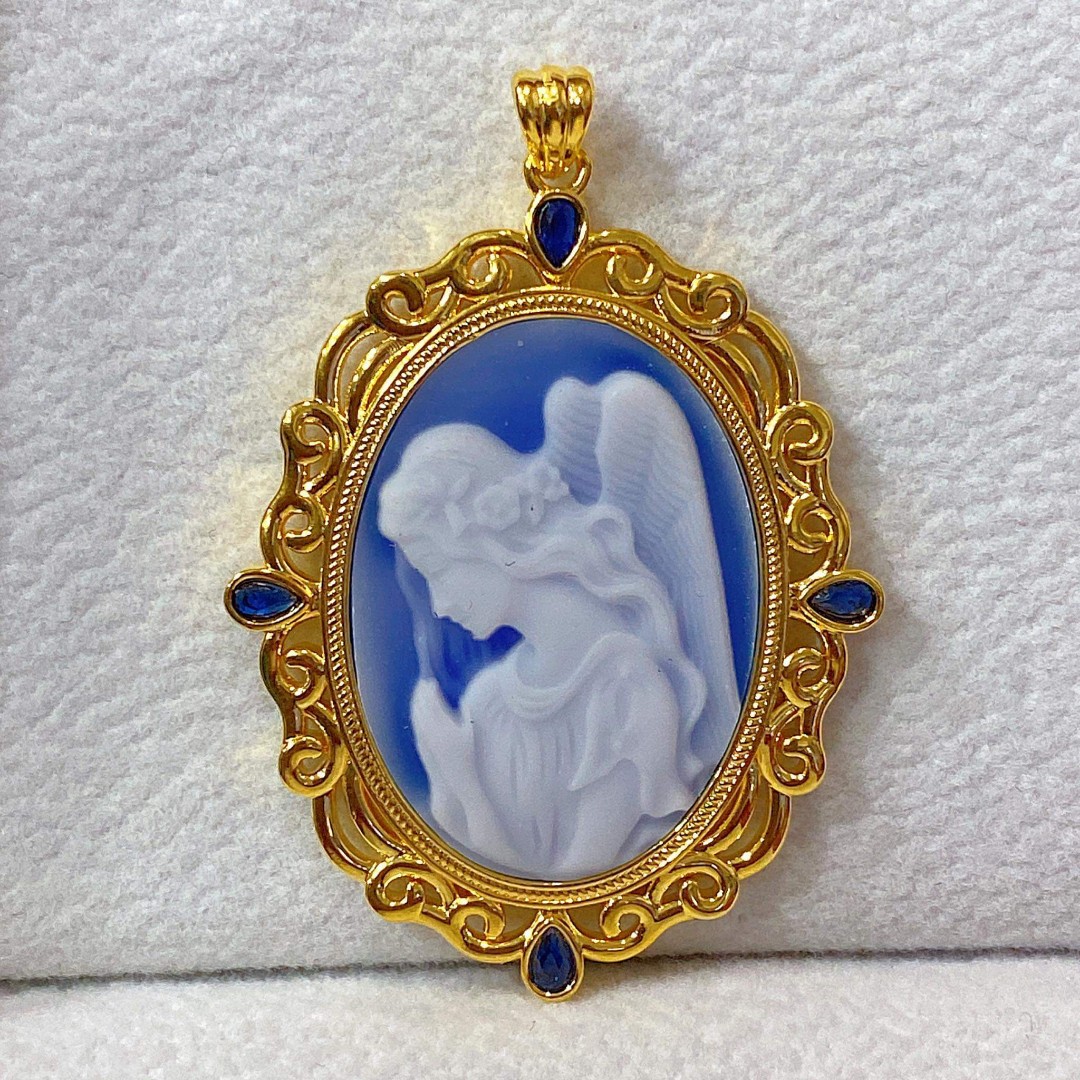Cameo Pendant Shell Yellow Gold Genuine Factory Prices - Jovon