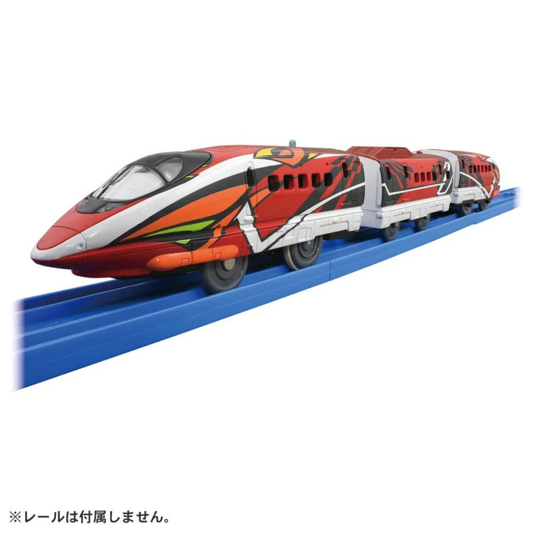 Takara Tomy Plarail - Evangelion Shinkansen 500 Type EVA-02 陪樂兒