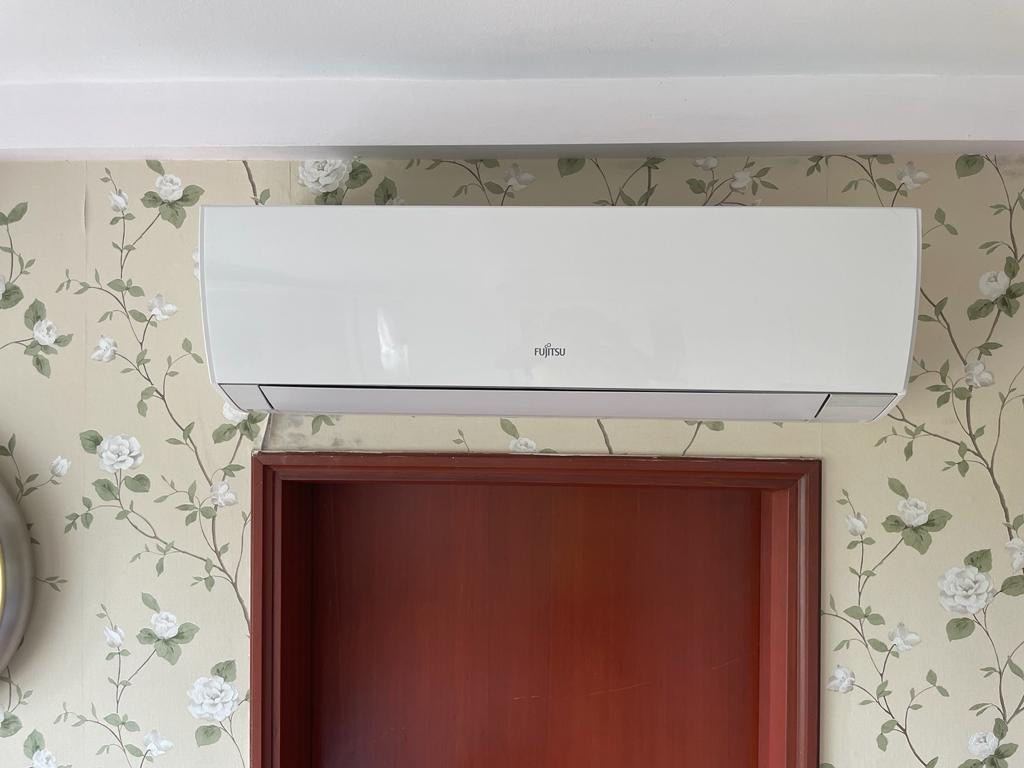 2 aircon fan units 12k BTU Fujitsu brand, Furniture & Home Living