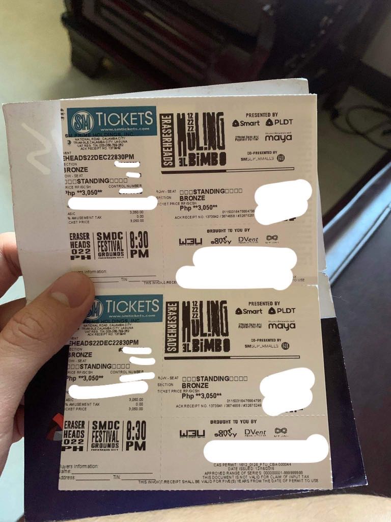 2 Ang Huling el Bimbo concert ticket, Tickets & Vouchers, Event Tickets ...
