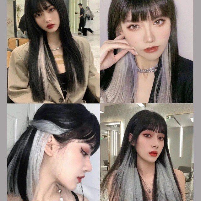 55cm Hair Extensions Ash Grey & Black Clip Ons Korean Fashion Wig Jennie Anime Kpop, Beauty & Personal Care, Hair on Carousell 55Cm Hair Extensions Ash Grey & Black Clip Ons Korean Fashion Wig Jennie Anime Kpop, Beauty & Personal Care, Hair On Carousell