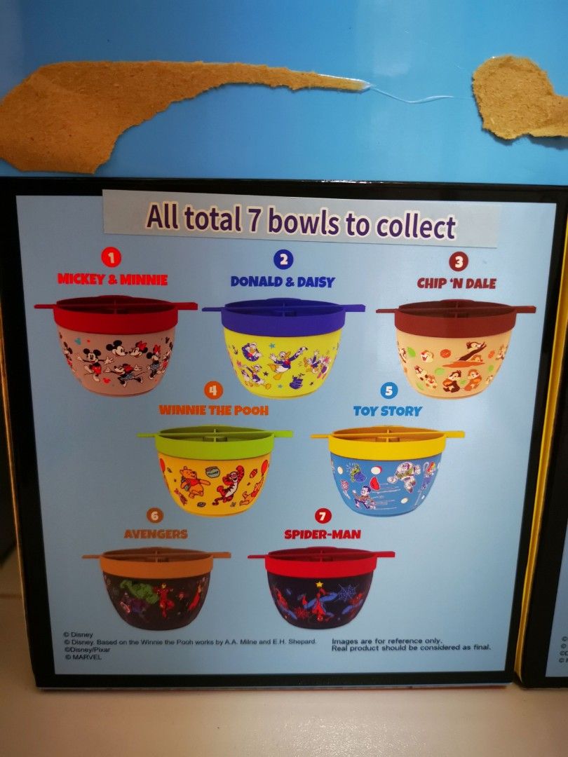 7 11 noodle bowl toy story, Furniture & Home Living, Kitchenware