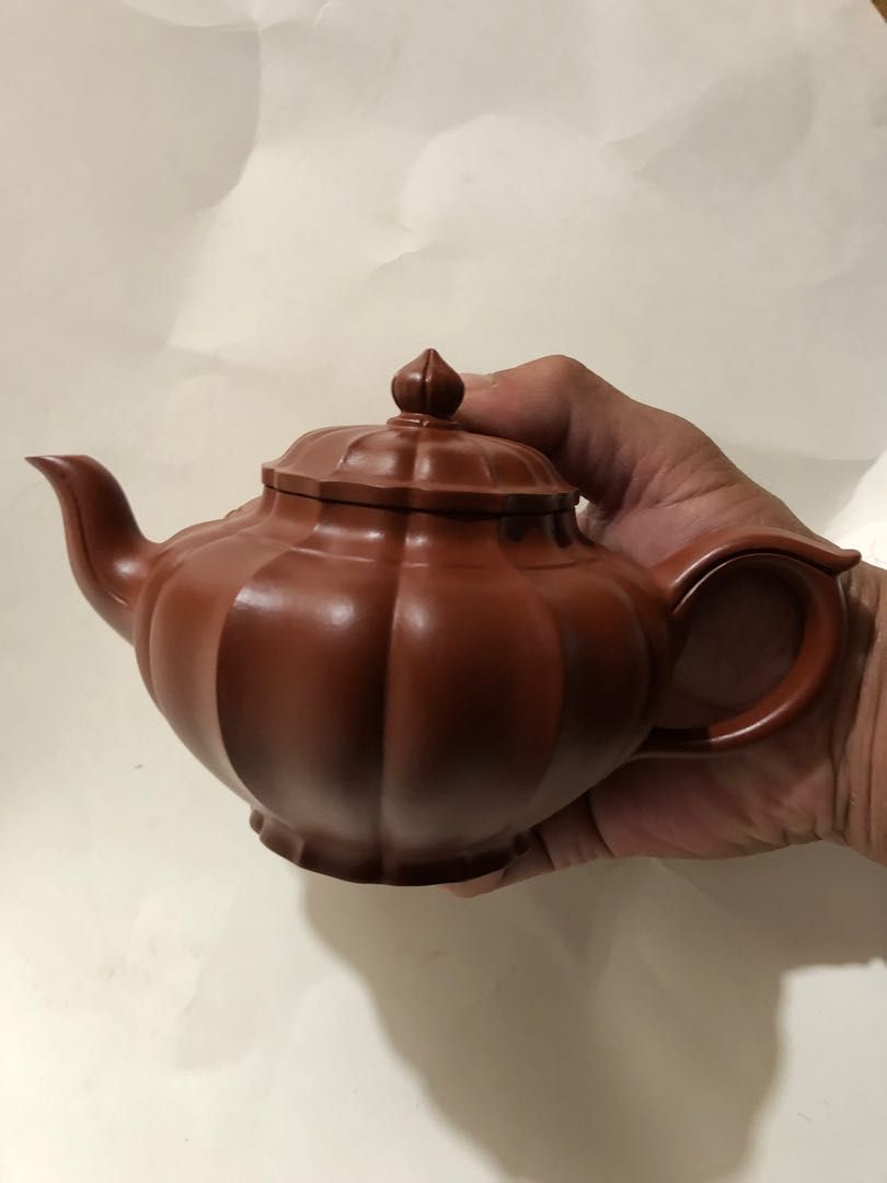 100 中国宣興 茶壺 紫砂急須 宣興紫砂 中華人民共和国制造 箱付