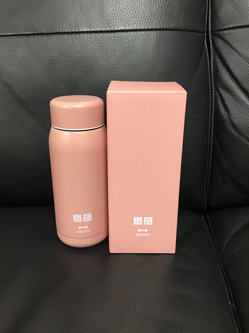 全新粉紅色BRUNO 保温杯（Uniqlo), 家庭電器, 廚房電器, 水壺- Carousell