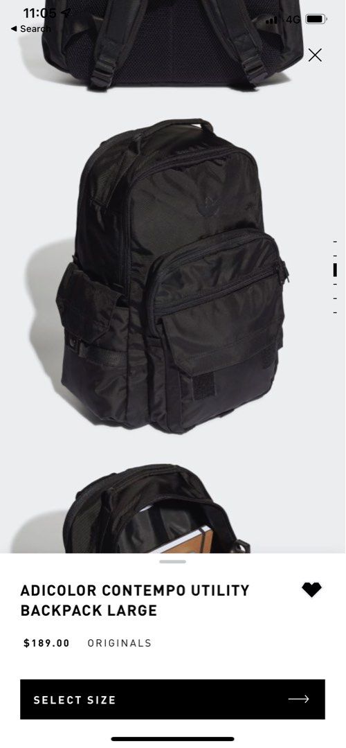 adidas Adicolor Contempo Utility Messenger Bag Small - Black | Unisex  Lifestyle | adidas US
