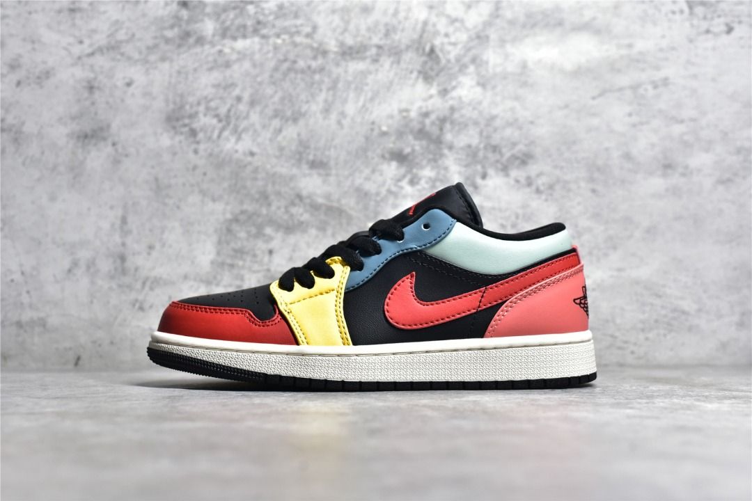 Air jordan 1 red yellow black online