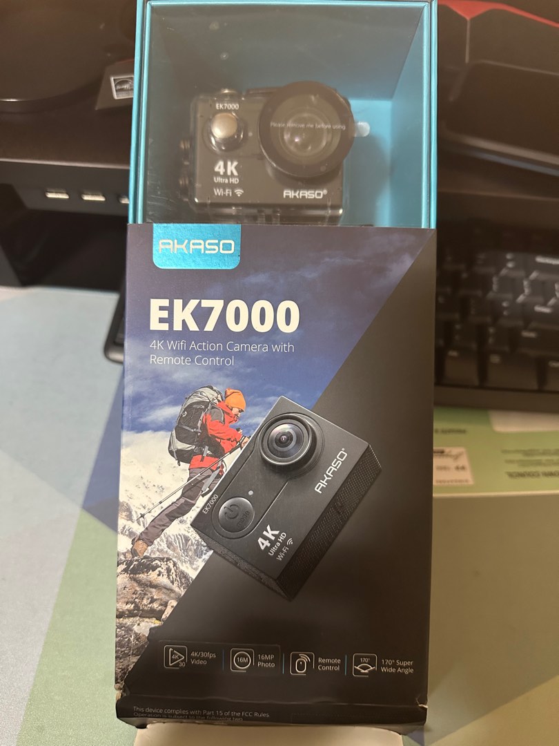 Akaso EK7000 action camera, Photography, Cameras on Carousell