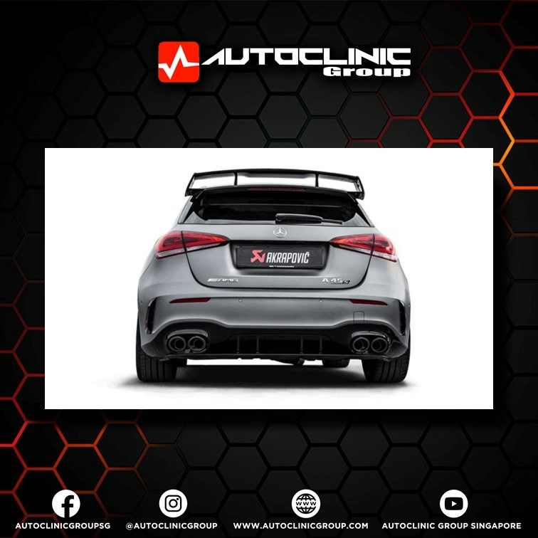 A45 akrapovic exhaust sale