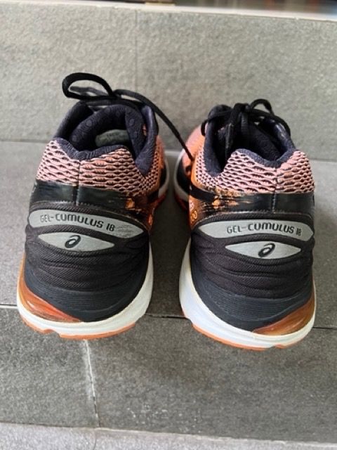 Asics gel cumulus online 18 hot orange