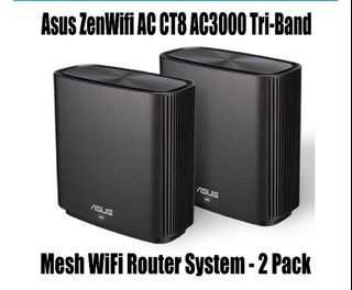 ASUS ZenWiFi CT8 Mesh System - Black
