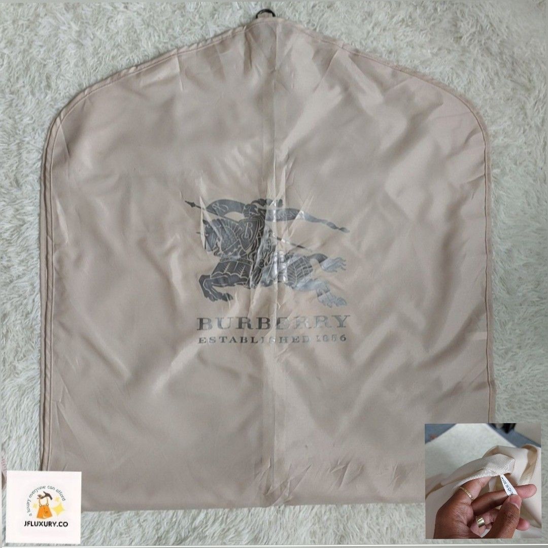 Burberry garment bag discount