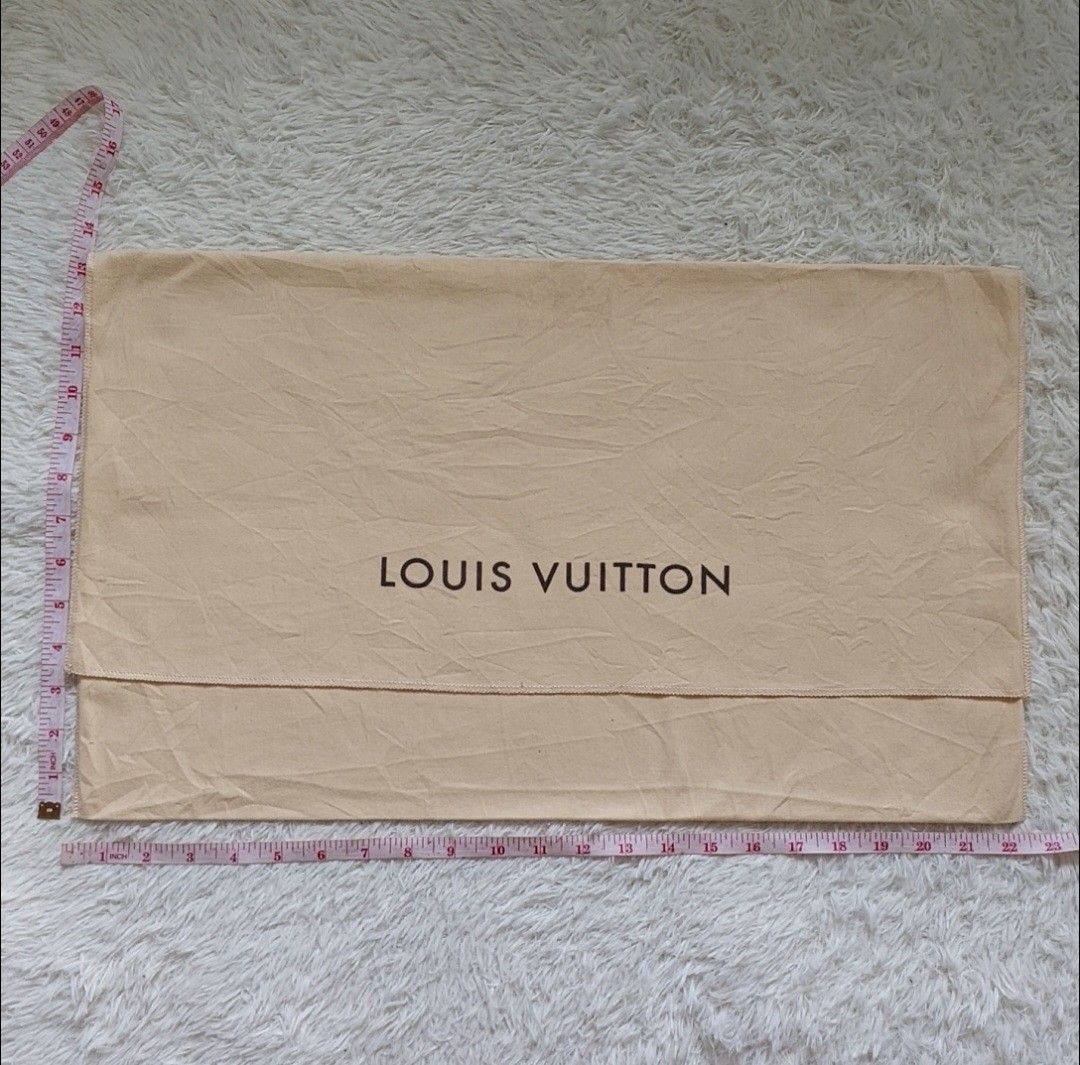 Authentic Louis Vuitton dust bag 13.5x22 inches, Luxury, Bags & Wallets on  Carousell