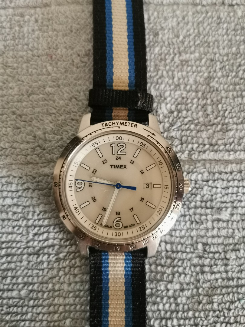 Authentic TIMEX Indiglo Watch with Canvas Strap, Men's Fashion, Watches &  Accessories, Watches on Carousell