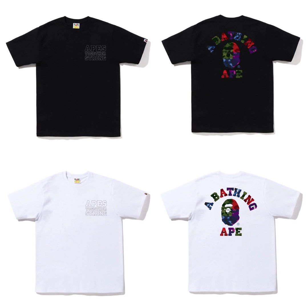 BAPE COLOR CAMO CRAZY COLLEGE ATS TEE