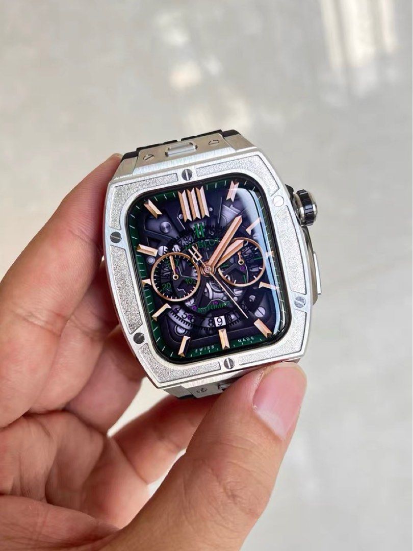 Big Bang custom design Apple Watch series 3 4 5 6 7 8 44mm 45mm class stylish mod Men s Fashion Watches Accessories Watches on Carousell