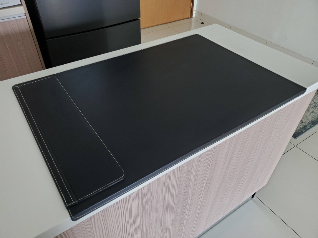 Black RISSLA desk pad Ikea, Computers & Tech, Parts & Accessories