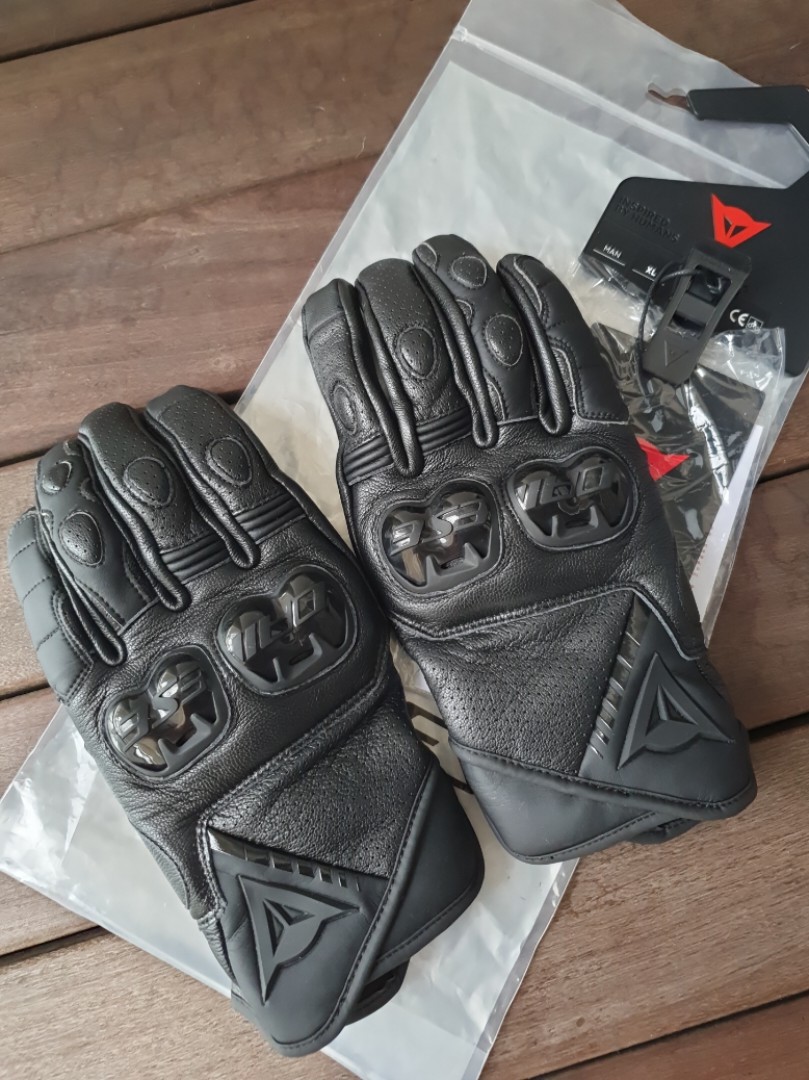BN DAINESE Blackshape Leather Gloves XL, Motorcycles, Motorcycle