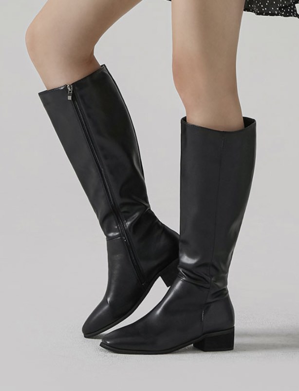 MOUSSY♡POINTED LONG BOOTS | vuzelia.com