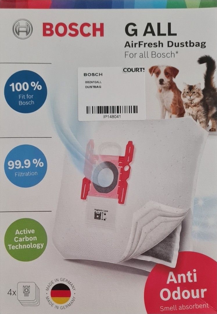 Bosch G ALL Vacuum Bags, Furniture & Home Living, Cleaning & Homecare