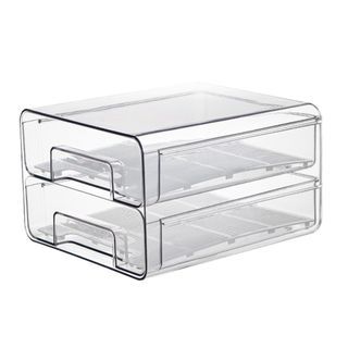 BRAND NEW! LOCAUPIN Double Layer Plastic Fruit Vegetable Storage with Drainer