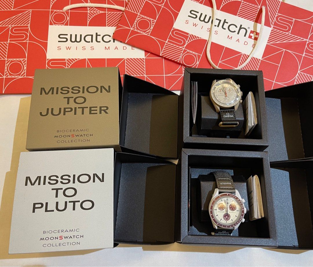 本物新品保証】【本物新品保証】OMEGA SWATCH MOONSWATCH JUPITER