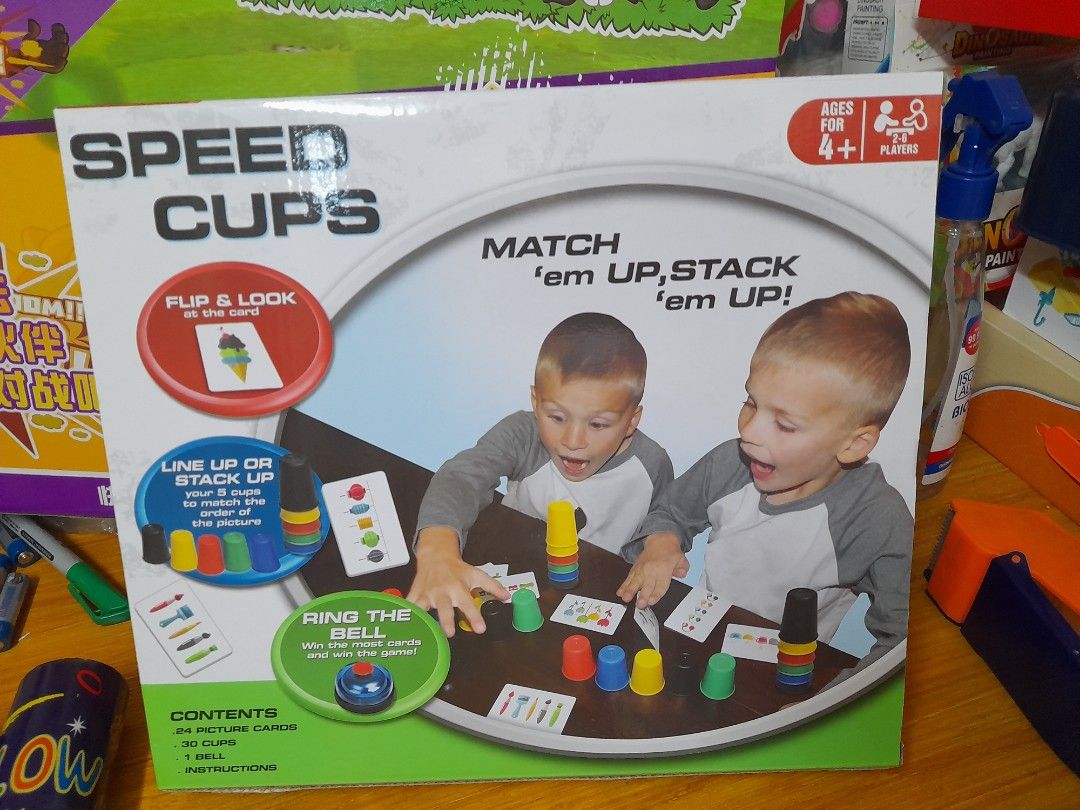BRANDNEW SPEED CUPS FAMILY GAME SET, Hobbies & Toys, Toys & Games on