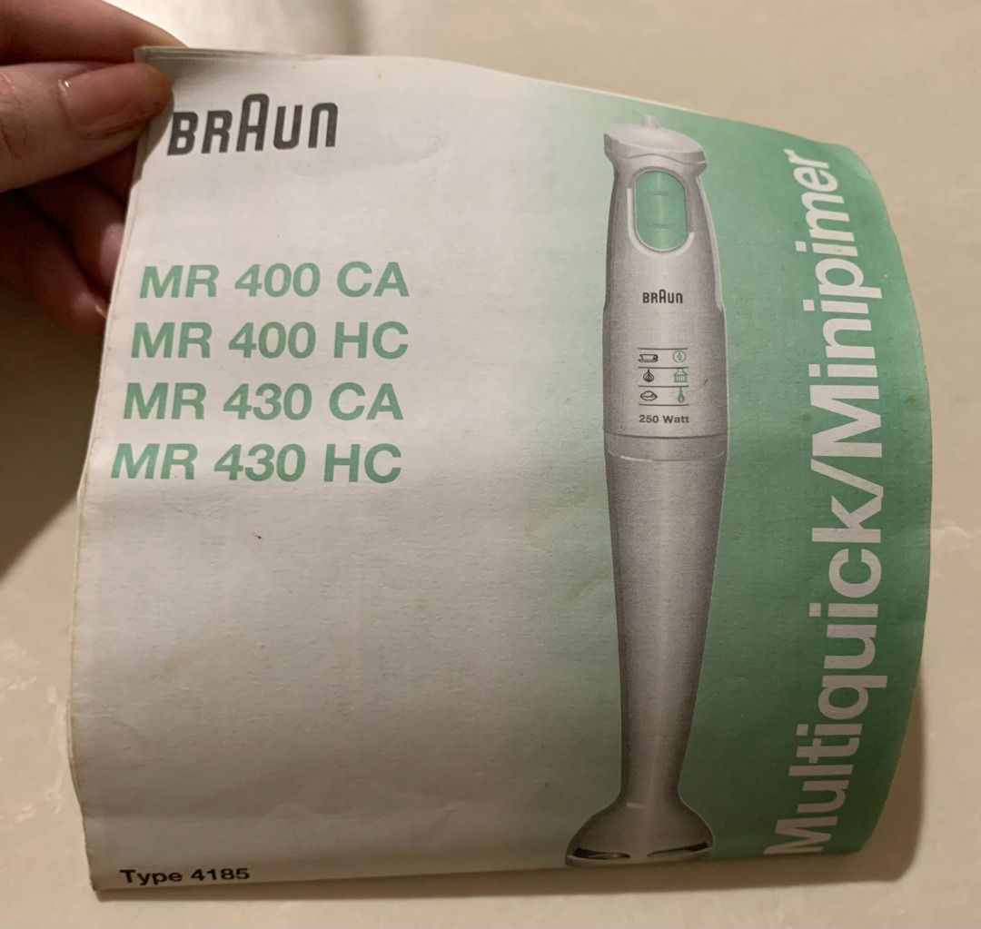Braum Braun MR430HC Multiquick Deluxe Hand Blender