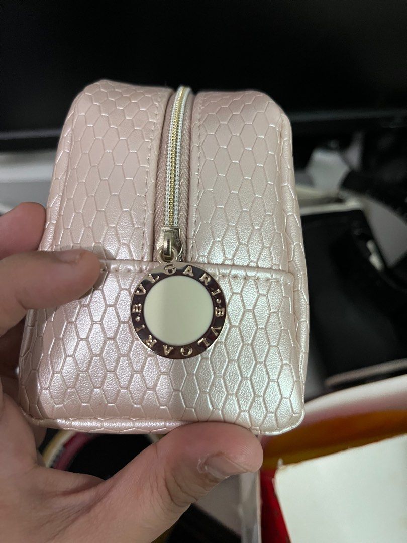 Bvlgari make up pouch, Luxury, Bags & Wallets on Carousell