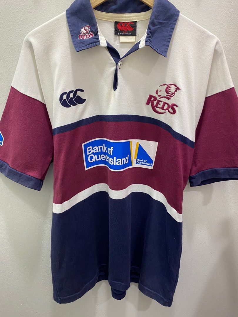 canterbury, Shirts, Queensland Reds Vintage Canterbury Of New Zealand  Rugby Jersey Shirt Mens L Polo