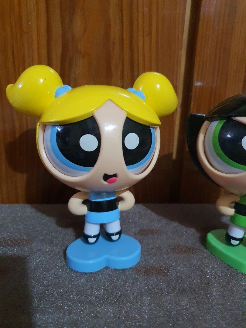 Cartoon Network Power Puff Girls Figures (Category: Figurines & Statues) located in Baguio. Submitted by thriftfinds_2600 (Listing ID 1201420767, Image 3). Description: With markings. Price indicated is for the set (Buttercup and Bubbles). Very good used condition, high quality material. See all photos for details. Open for shipping. MOP: Gcash MOD: Flash Express.