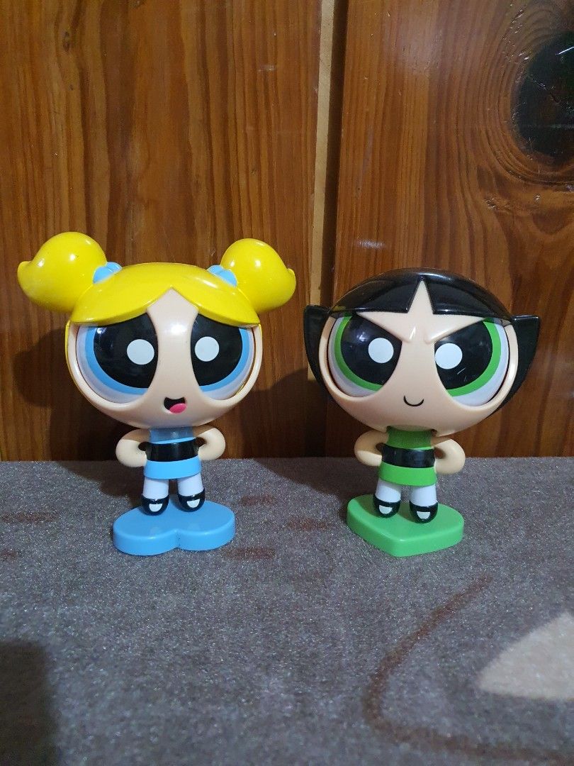 Cartoon Network Power Puff Girls Figures (Category: Figurines & Statues) located in Baguio. Submitted by thriftfinds_2600 (Listing ID 1201420767, Image 1). Description: With markings. Price indicated is for the set (Buttercup and Bubbles). Very good used condition, high quality material. See all photos for details. Open for shipping. MOP: Gcash MOD: Flash Express.