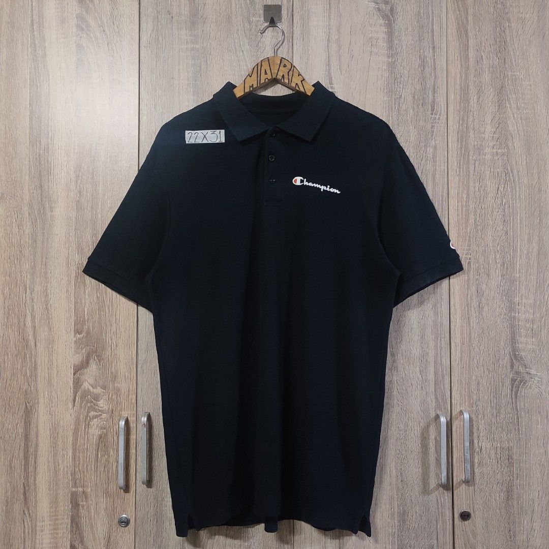 Champion black shop polo