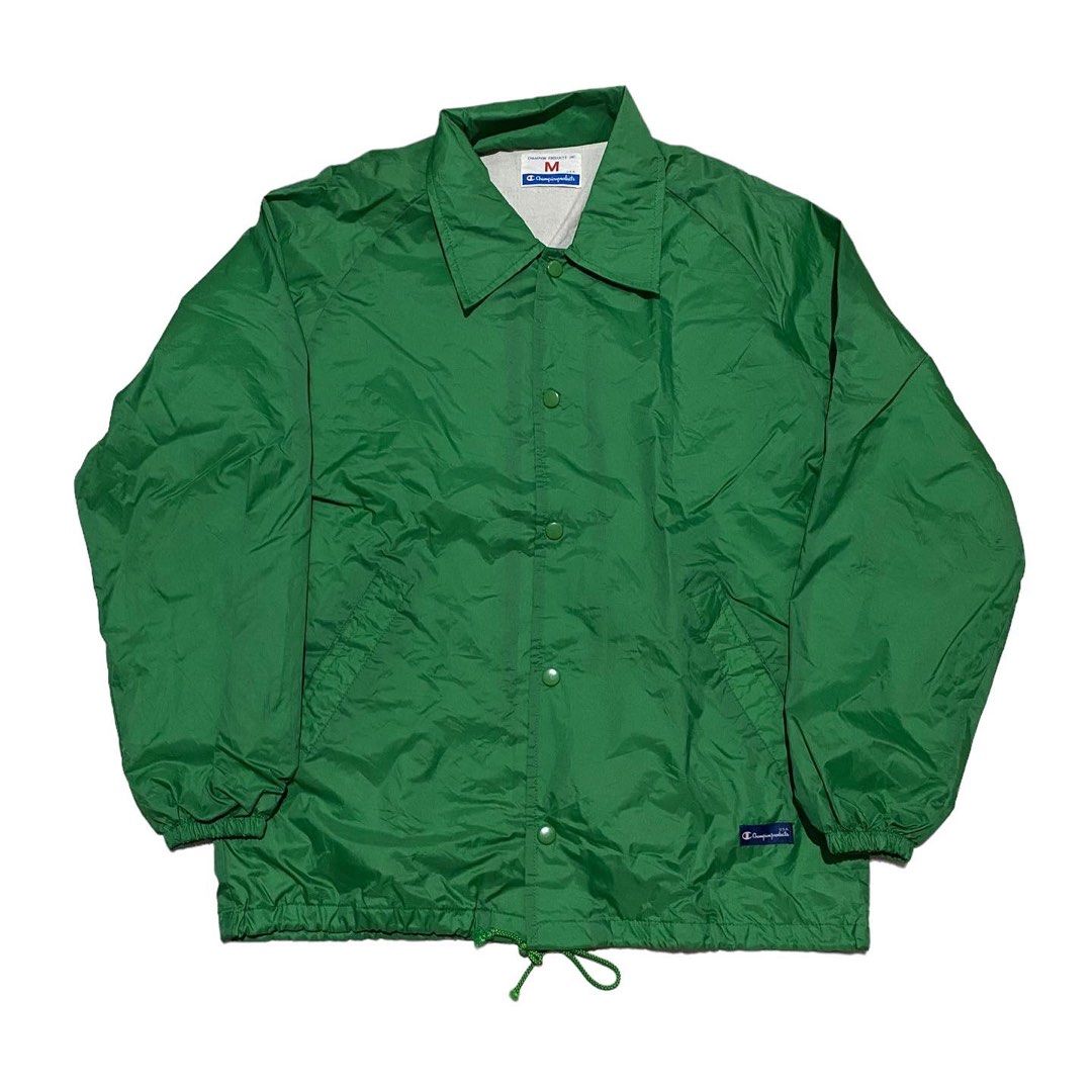 Champion green coach jacket