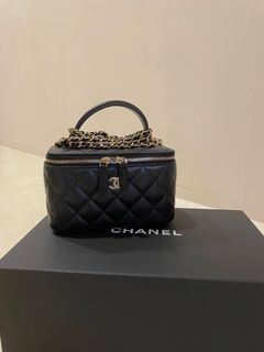 100+ affordable chanel mini vanity top handle For Sale, Bags & Wallets