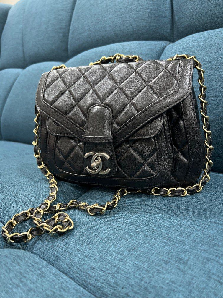 Chanel Saddle bag, Luxury, Bags & Wallets on Carousell