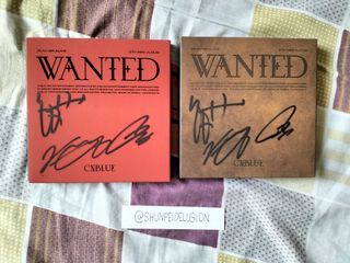 CNBLUE WANTER DEAD OR ALIVE SIGNED ALBUM SET