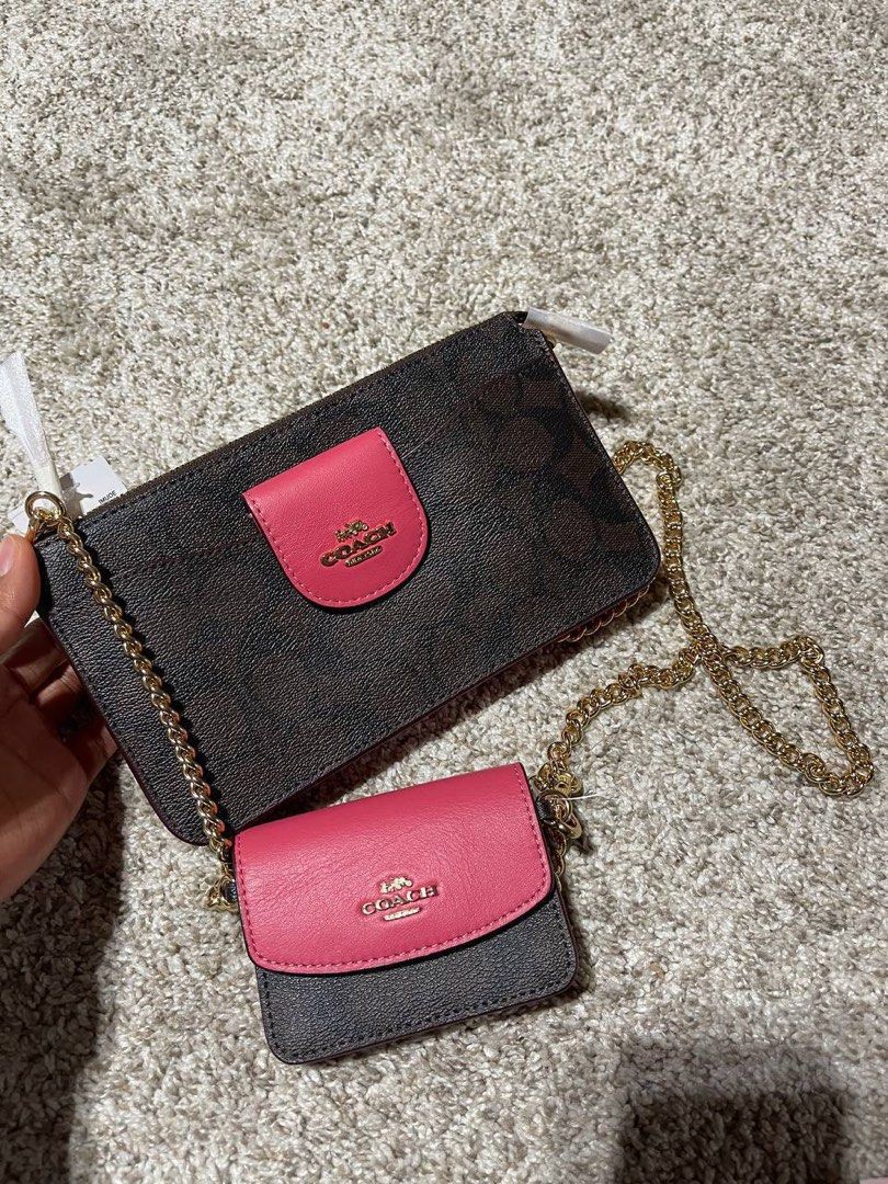 Coach Poppy Crossbody with Card Case in Colorblock