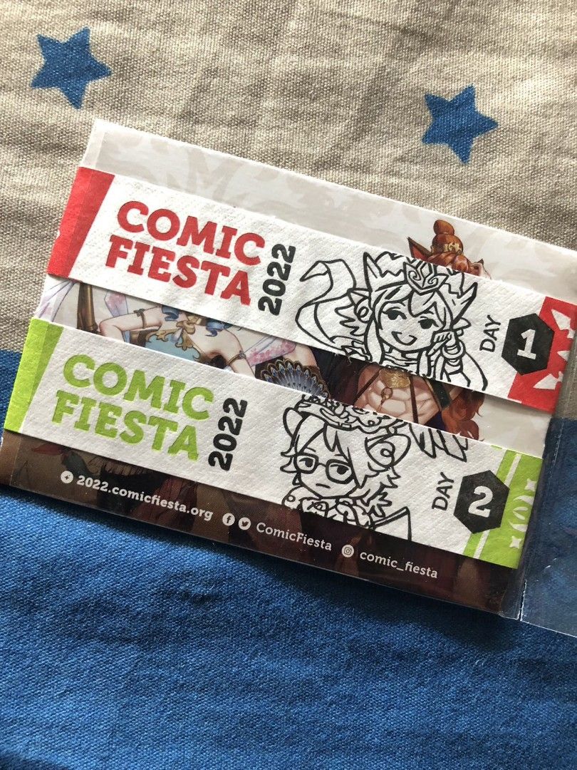 Comic fiesta 2022 tickets (Day 1 and Day 2), Tickets & Vouchers, Event