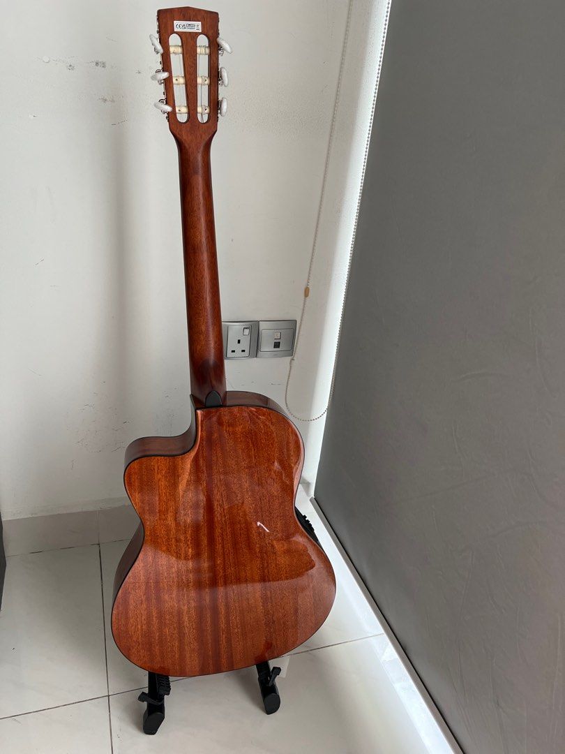 Cort Classical Guitar with original bag and free stand, Hobbies & Toys