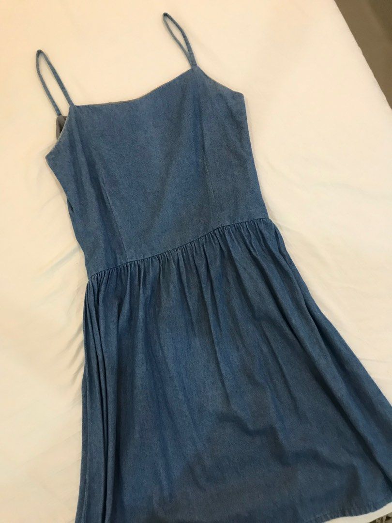 Denim dress with back zipper (Category: Dresses) located in Bacolod City. Submitted by harlem55 (Listing ID 1201331140, Image 3). Description: .