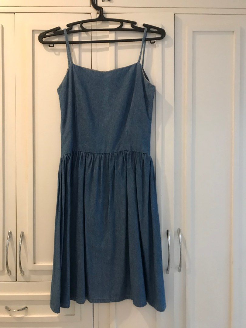 Denim dress with back zipper (Category: Dresses) located in Bacolod City. Submitted by harlem55 (Listing ID 1201331140, Image 2). Description: .