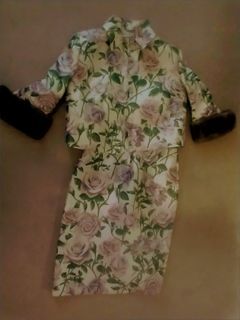 Dolce Cabbana silk dress with jacket