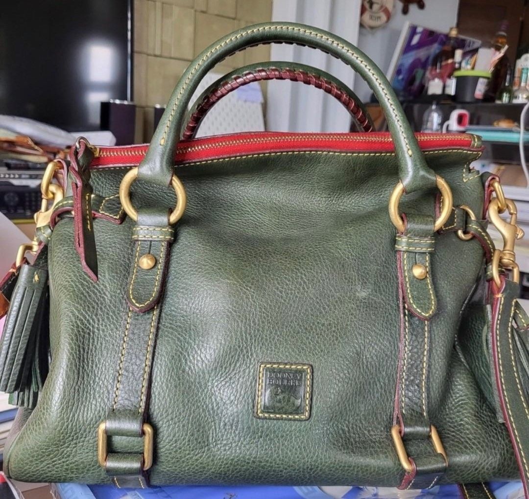 DOONEY BOURKE FLORENTINE SATCHEL LEATHER BAG Women s Fashion