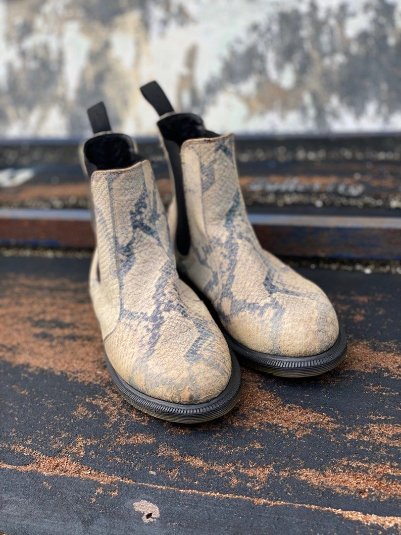 Dr martens flora snakeskin hotsell