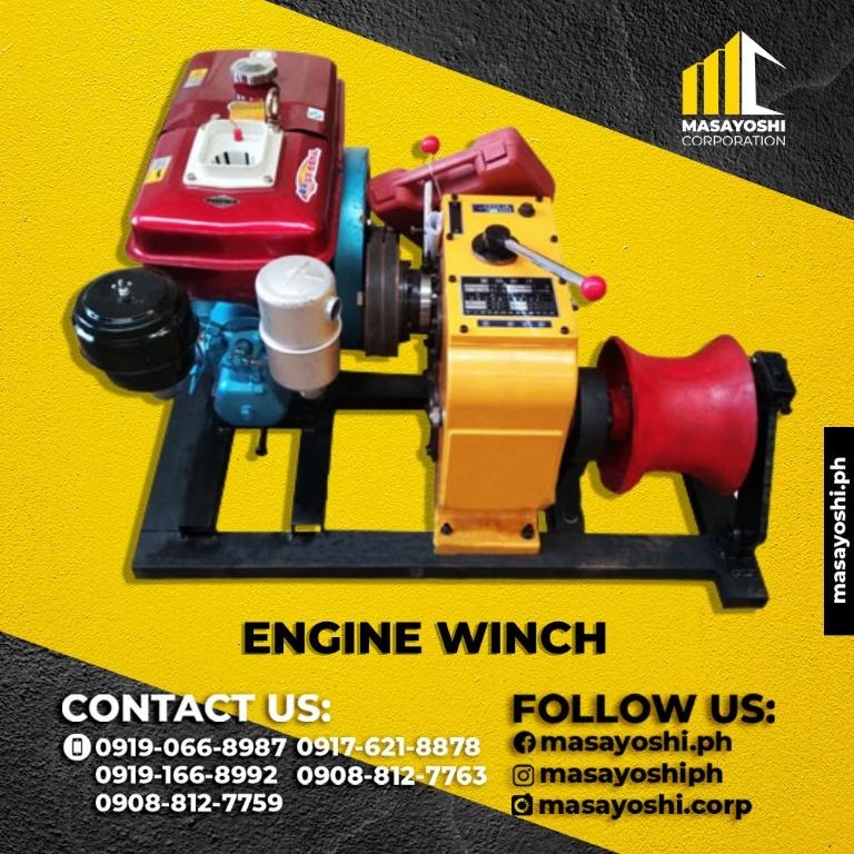 Engine Winch Diesel Type Engine Winch Lifting Winch Lift