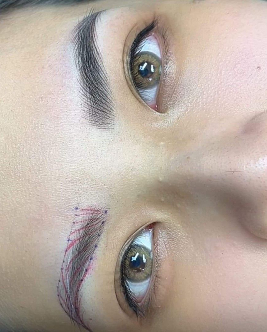 Eyebrows nanoshading Lip spray home base yishun sg, Beauty & Personal