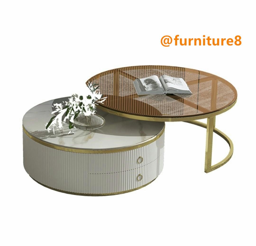 f80155 CARINA _ Modern Luxury Nesting Table, Furniture & Home Living