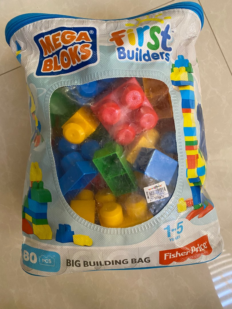 Fisher-Price Mega Block First Builder | Ages 1-5, Hobbies & Toys, Toys ...