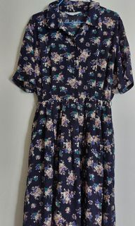 Floral Midi Dress takshimaya
